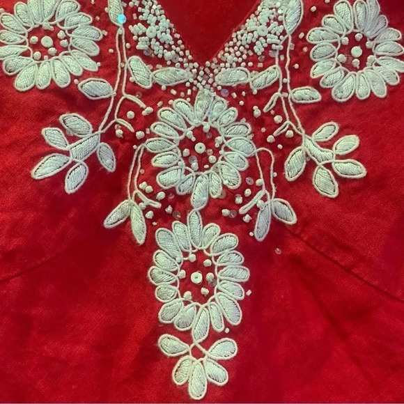 Lafayette 148 Embroidered Tunic Top - Picture 3 of 10